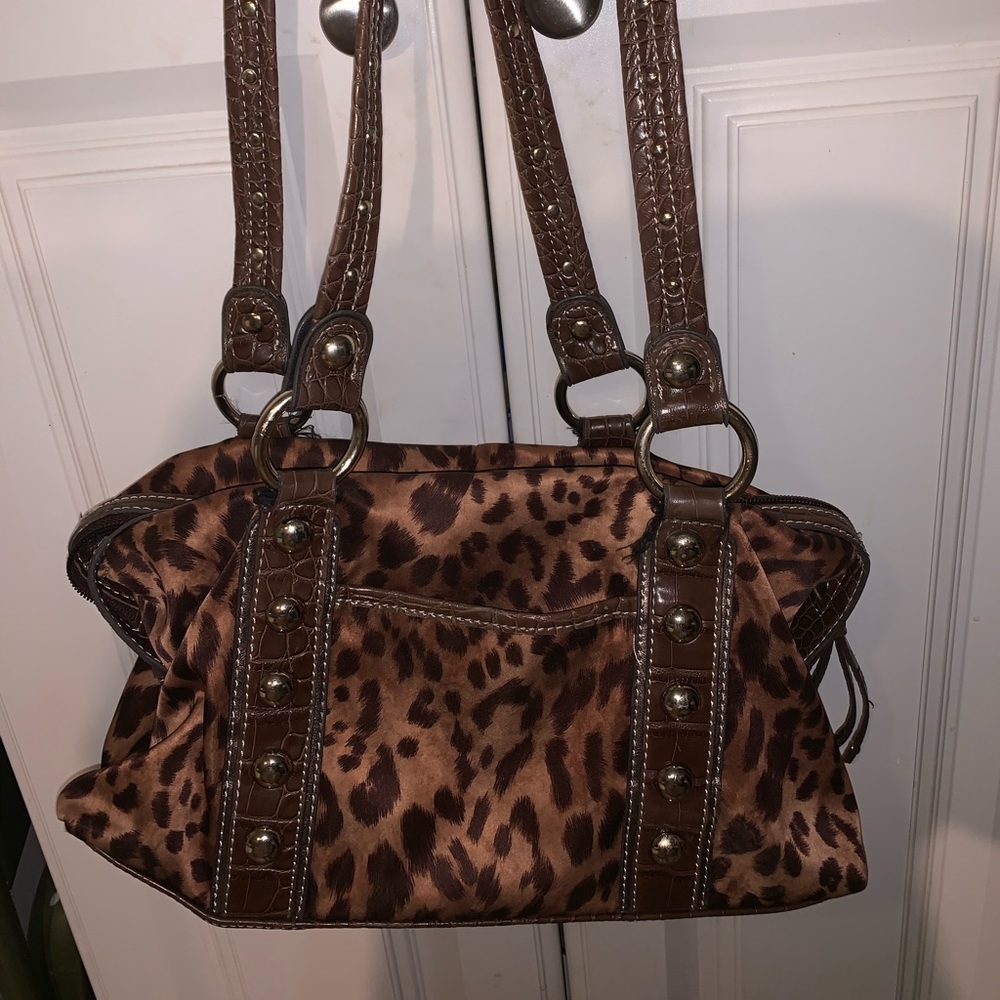 Leopard purse